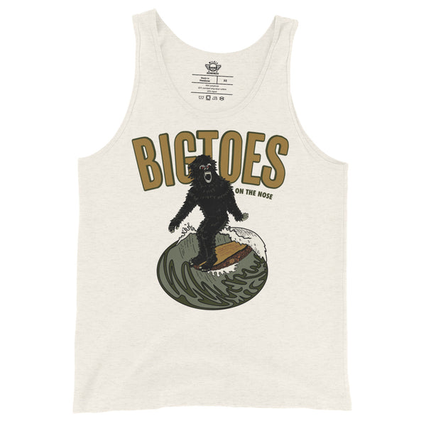 Surf Bigfoot Toes On The Nose Tank Top