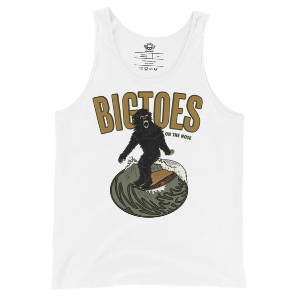 Surf Bigfoot Toes On The Nose Tank Top