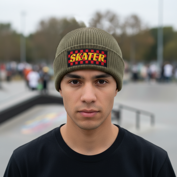 Skater Ribbed knit beanie