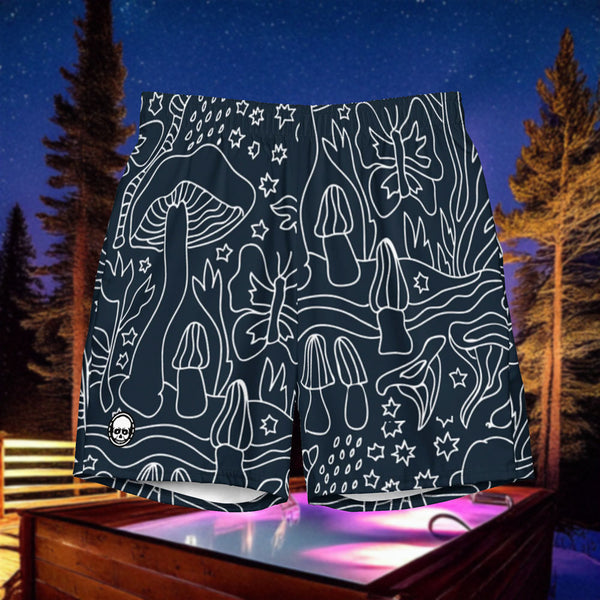 Mushrooms Men's swim trunks