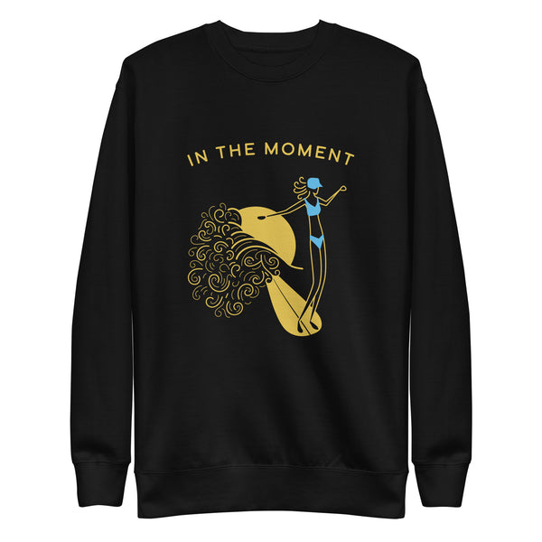 Surfer Girl in the Moment Premium Sweatshirt