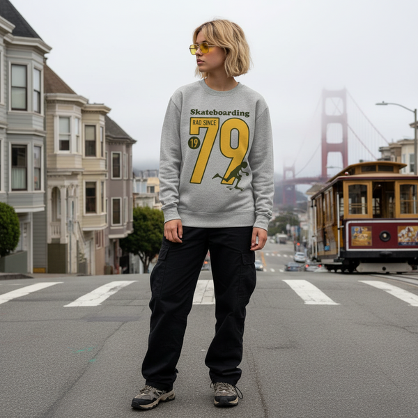 Skate Rad Since 1979 Premium Sweatshirt Women