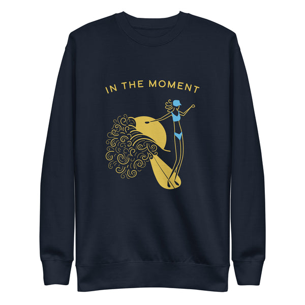 Surfer Girl in the Moment Premium Sweatshirt