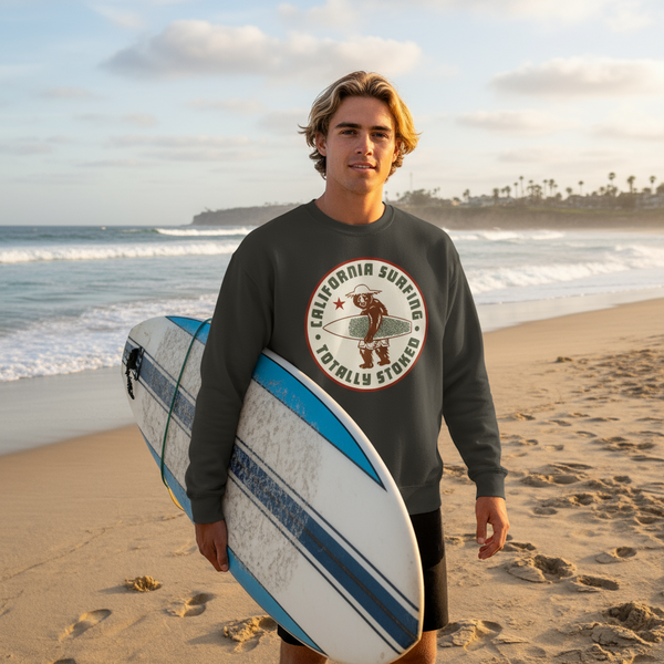 Surf California Surfing Premium Sweatshirt