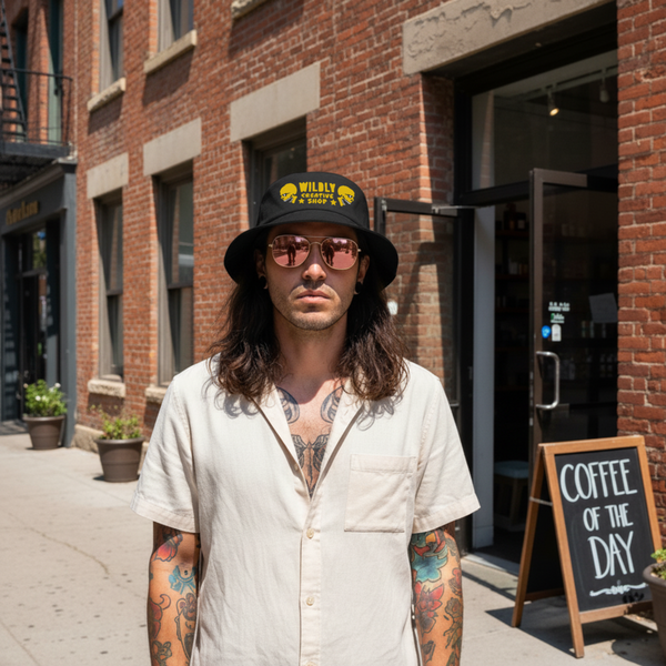 Wildly Screaming Old School Bucket Hat