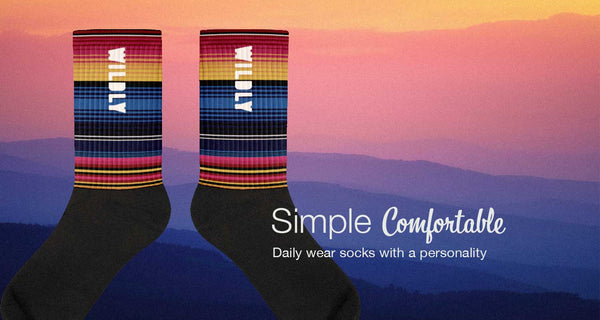 Simple, Comfortable Daily Wear Socks with a Personality