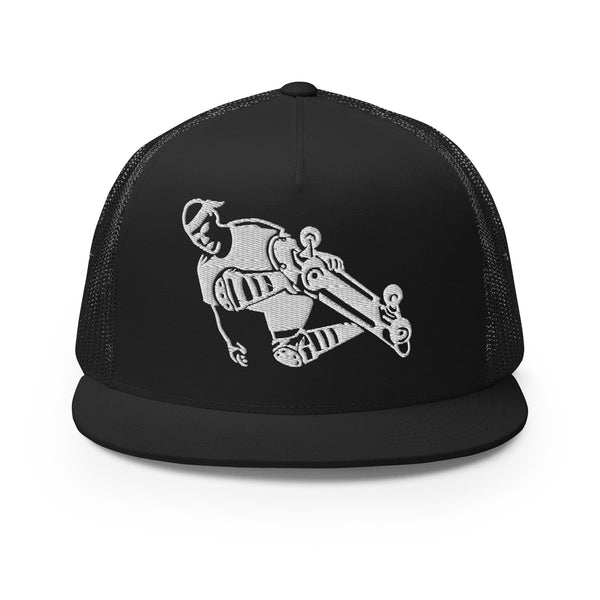 Backside Air Yupoong flat bill Trucker Cap