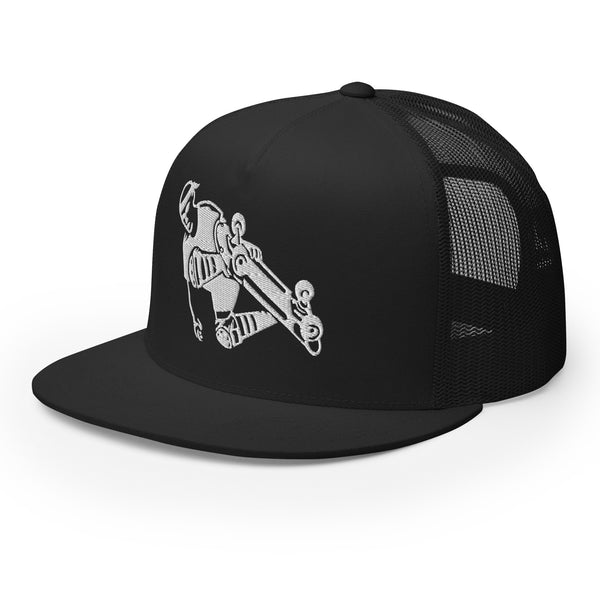 Backside Air Yupoong flat bill Trucker Cap