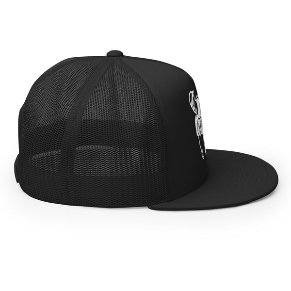 Backside Air Yupoong flat bill Trucker Cap