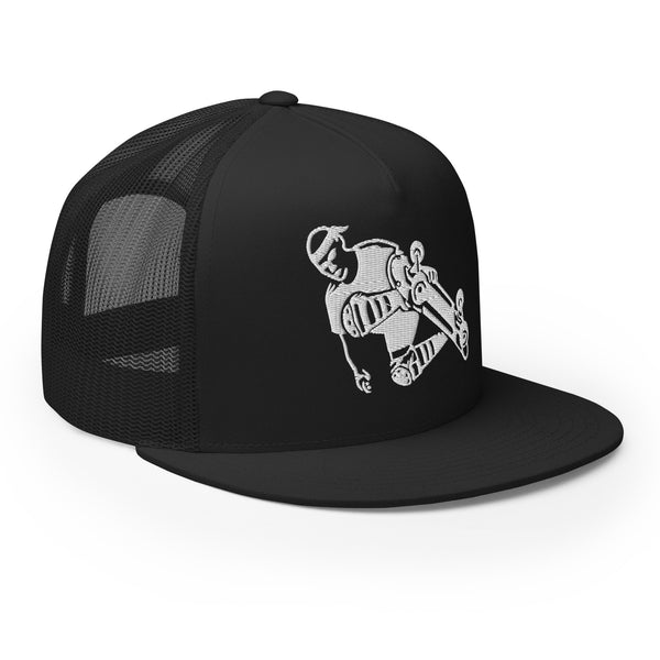 Backside Air Yupoong flat bill Trucker Cap