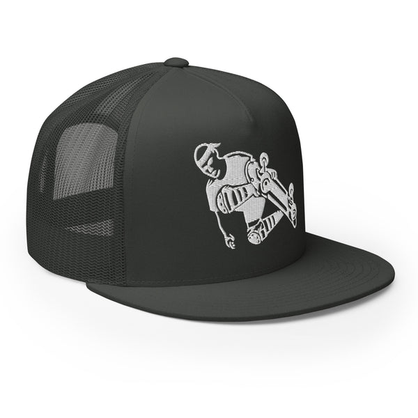 Backside Air Yupoong flat bill Trucker Cap