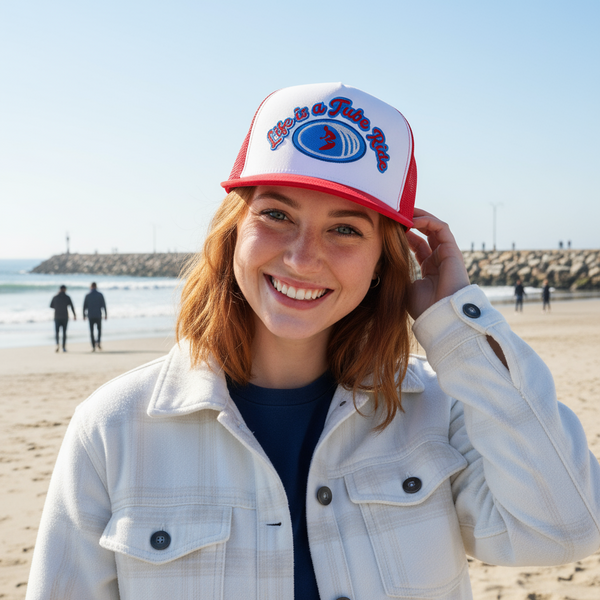 Surf Life is a Tube Ride Trucker Cap