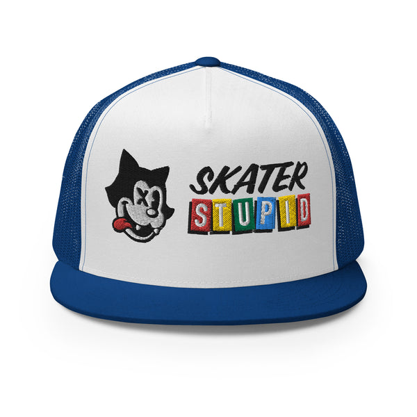 Skater Stupid Yupoong Trucker Cap