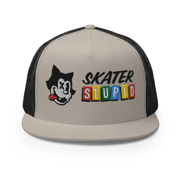 Skater Stupid Yupoong Trucker Cap