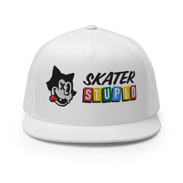 Skater Stupid Yupoong Trucker Cap