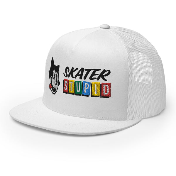 Skater Stupid Yupoong Trucker Cap