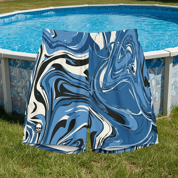 Swirls Men's swim trunks