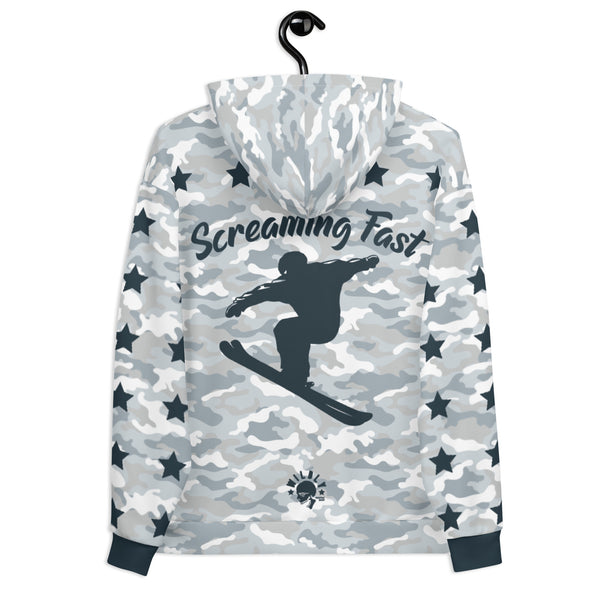 Snow Ski Freestyle all-over-print heavy weight hoodie - Wildly Creative Shop