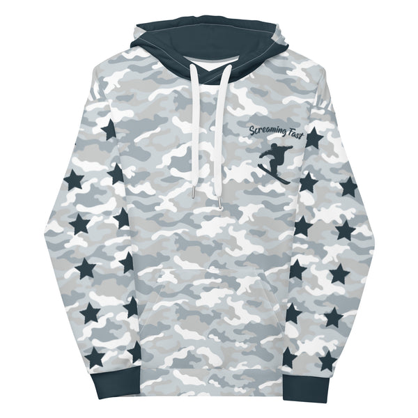 Snow Ski Freestyle all-over-print heavy weight hoodie - Wildly Creative Shop