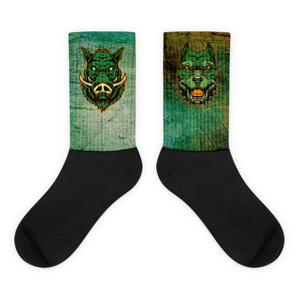 Painted Monsters Stars Socks - Wildly Creative Shop
