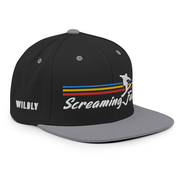 Snow Screaming Fast Yupoong Snapback Hat