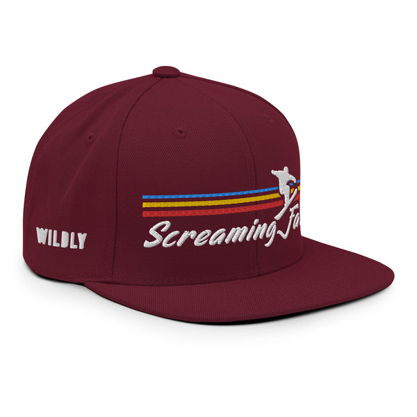 Snow Screaming Fast Yupoong Snapback Hat