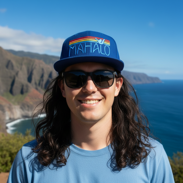 Surf Mahalo Snapback Hat