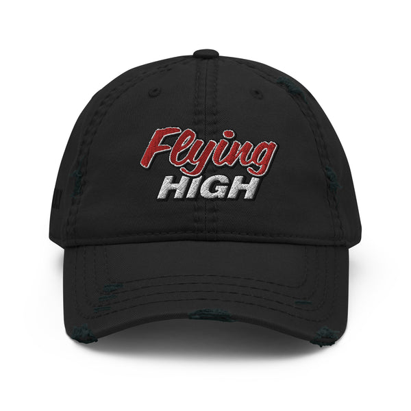 Snow Flying High Distressed Dad Hat