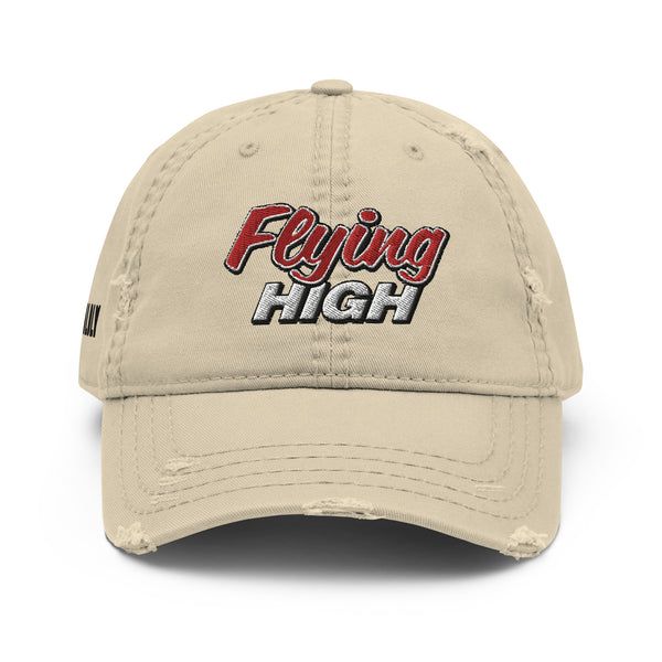 Flying High Distressed Dad Hat