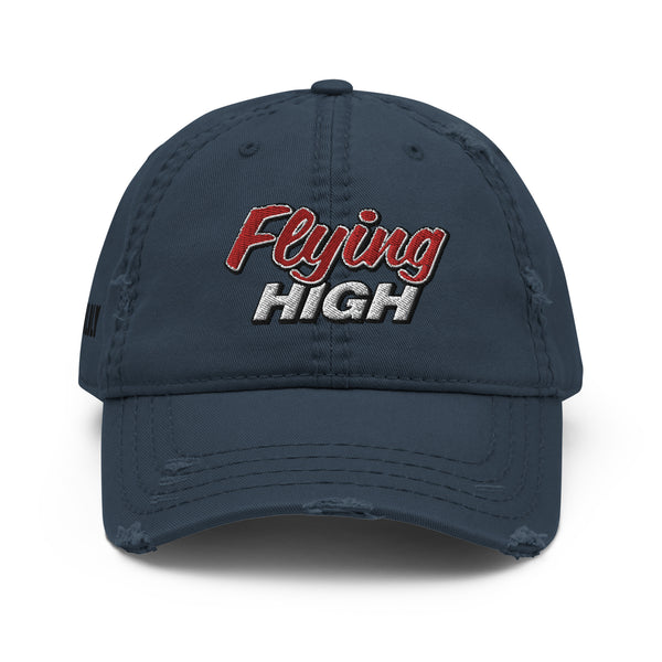 Snow Flying High Distressed Dad Hat