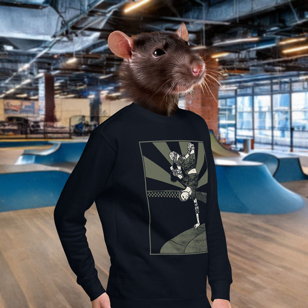 Skate Invert Poster Premium Sweatshirt