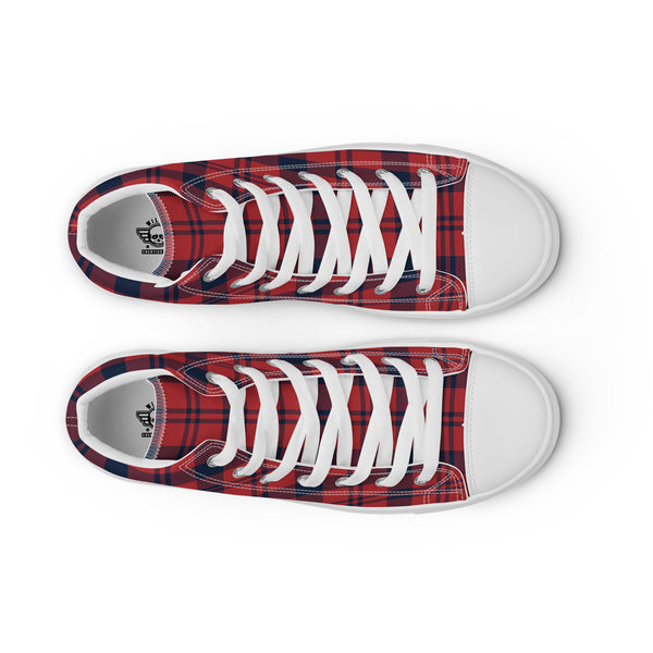Lumberjack Flannel Men’s high top canvas shoes