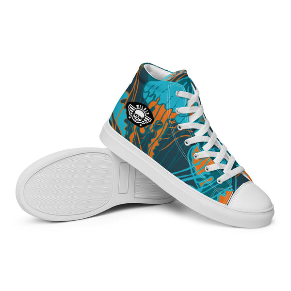 Jellyfish Men’s high top canvas shoes