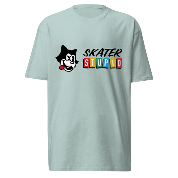 Skater Stupid Men’s premium heavyweight tee