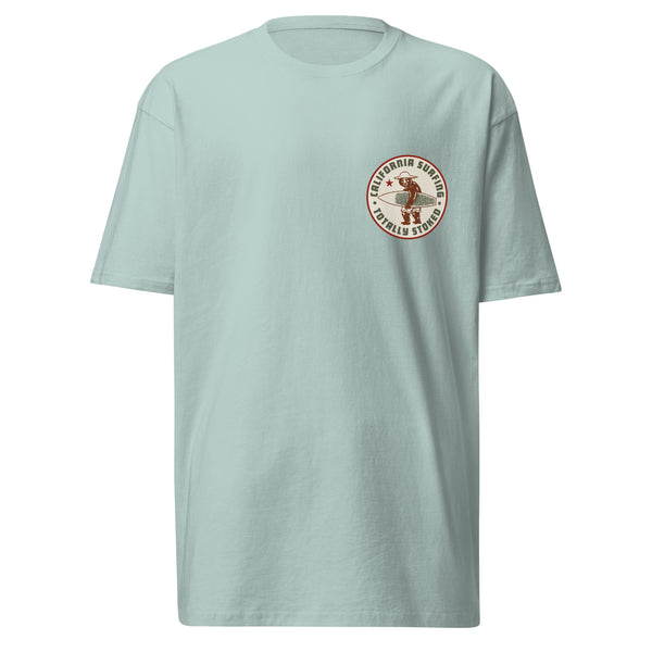 Surf California Surfing premium heavyweight tee