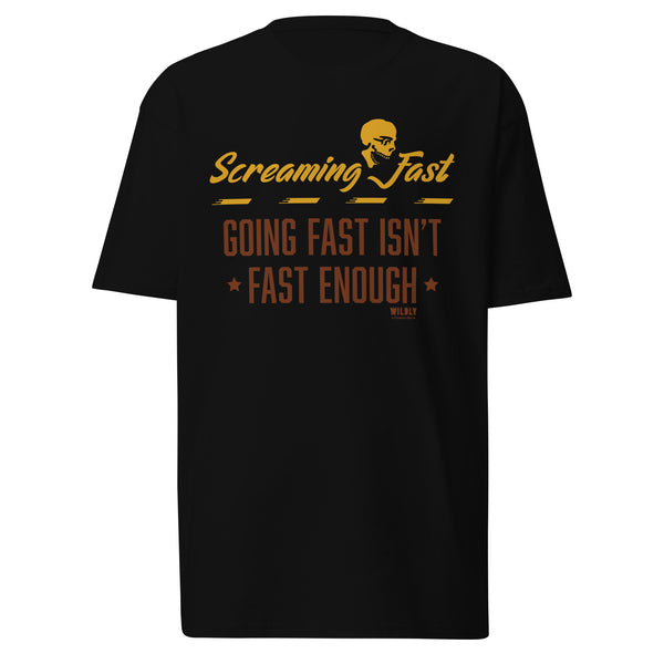 Screaming Fast Men’s premium heavyweight tee