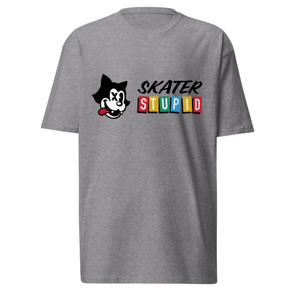 Skater Stupid Men’s premium heavyweight tee