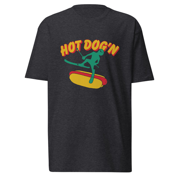 Snow Hot Dog'n Men’s premium heavyweight tee