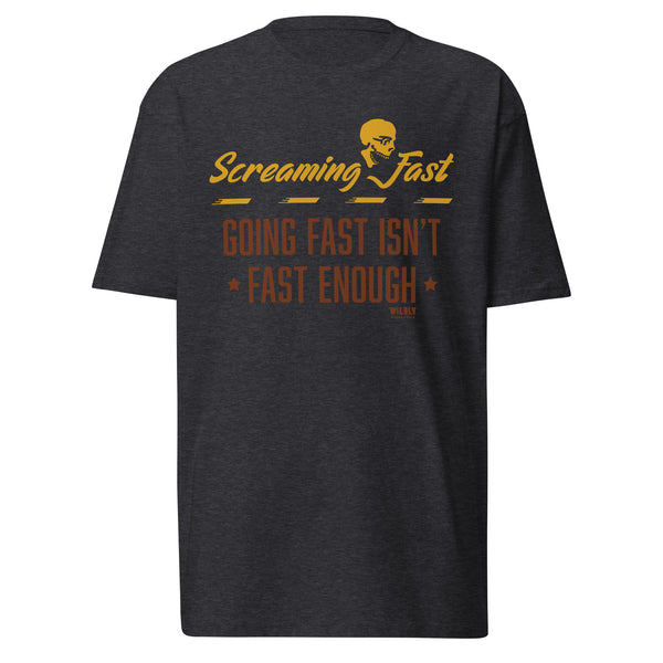 Screaming Fast Men’s premium heavyweight tee