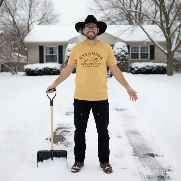 Surf Dreaming of Warm Beaches & Ankle Slappers T-Shirt