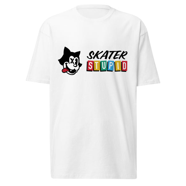 Skater Stupid Men’s premium heavyweight tee