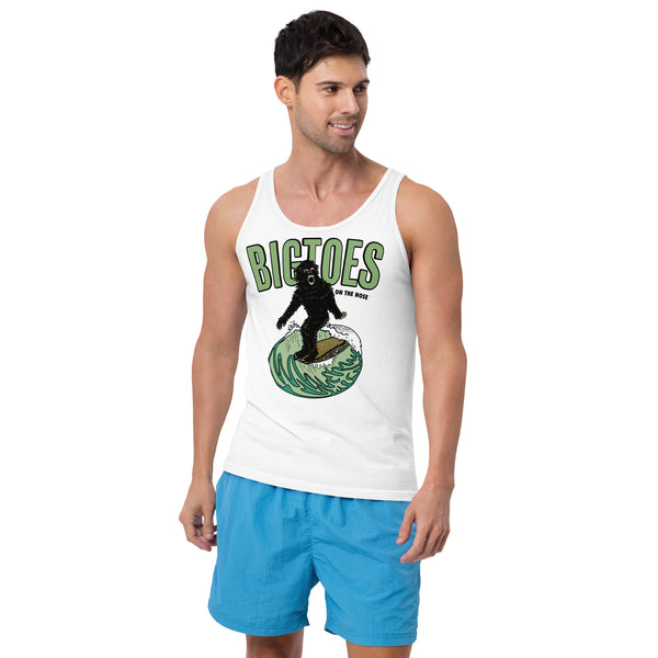 Surf Bigfoot Toes On The Nose Tank Top