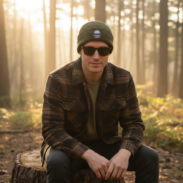 Wildly Atlantis recycled cuffed beanie