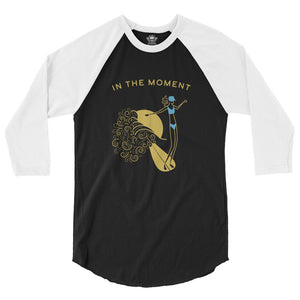 Surfer Girl in the Moment Women's 3/4 sleeve raglan shirt - Wildly Creative Shop