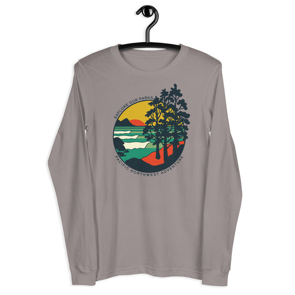 Earth Pacific Northwest Long Sleeve Tee - Wildly Creative Shop