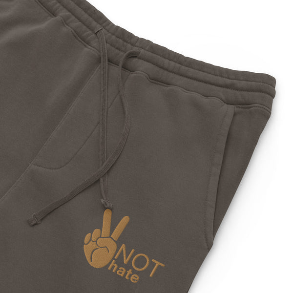 Peace Not Hate Women’s pigment-dyed sweatpants - Wildly Creative Shop