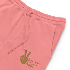 Peace Not Hate Women’s pigment-dyed sweatpants - Wildly Creative Shop