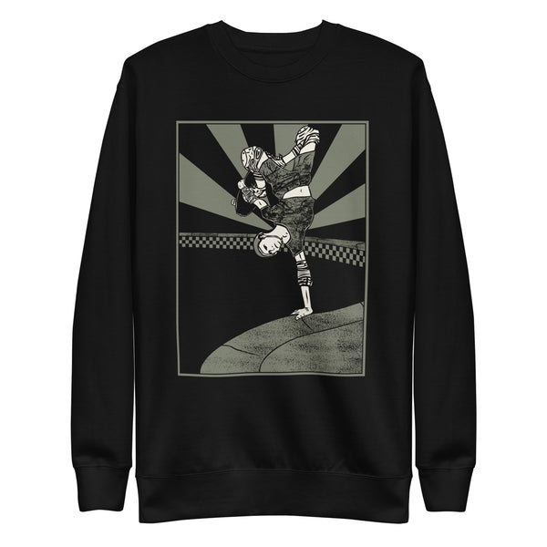 Skate Invert Poster Premium Sweatshirt