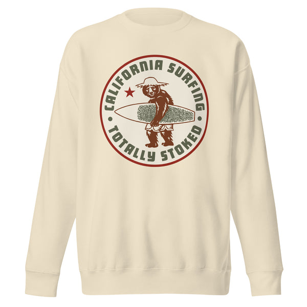 Surf California Surfing Premium Sweatshirt