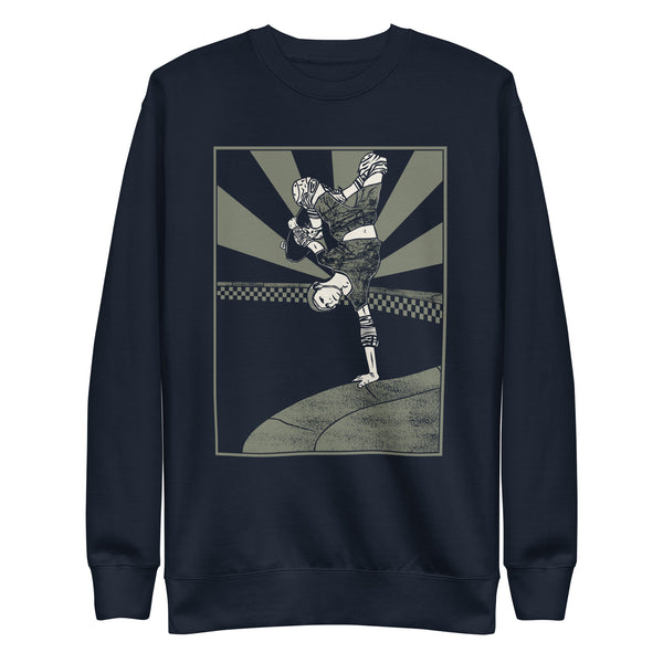 Skate Invert Poster Premium Sweatshirt